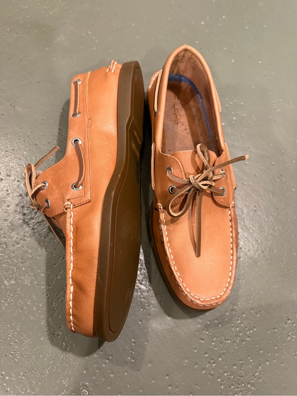 Leather Sperry Topsiders NWT